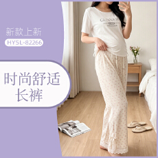 批发月子服 产后孕妇睡衣夏季凉感裤子  孕期家居裤