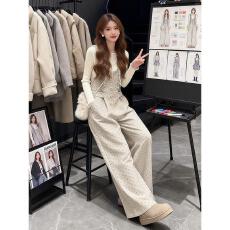 批发<b class='q'>孕妇装</b>背带裤2026秋冬新款女阔腿裤直筒裤宽松<b class='q'>百搭</b>休闲时尚潮流