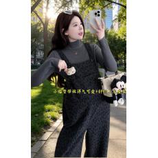 批发<b class='q'>孕妇装</b>背带裤2026秋冬新款女阔腿裤直筒裤宽松<b class='q'>百搭</b>时尚潮流休闲