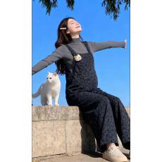 批发<b class='q'>孕妇装</b>背带裤2026秋冬新款女阔腿裤直筒裤宽松<b class='q'>百搭</b>时尚潮流休闲