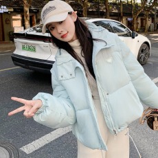 批发2026实拍冬季新款韩版短款棉服女可脱卸网红时尚泡芙马甲外套