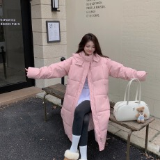 批发实拍长款羽绒服女2026韩版羽绒棉加厚保暖连帽冬季外套