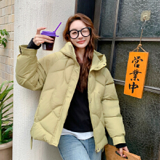 批发实拍2026新款羽绒棉服女韩版宽松保暖oversize加厚外套