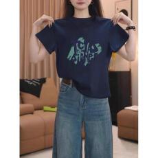 批发正肩<b class='q'>纯棉</b>圆领短袖t恤女装时尚百搭洋气<b class='q'>打底衫</b>上衣体恤春夏秋季