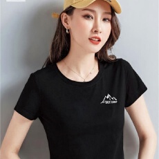 批发2026夏季新款<b class='q'>正品</b>简约遮肚子韩版穿搭气质显瘦百搭ins圆领洋气方