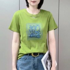 批发<b class='q'>纯棉</b>圆领印花短袖女t恤2026夏季新款时尚宽松显瘦减龄上衣<b class='q'>打底衫</b>