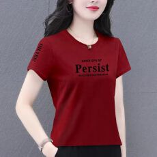 批发纯棉短袖t恤女夏季新款韩版宽松显瘦圆领百搭休闲女士上衣<b class='q'>体恤衫</b>