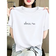批发纯棉T短袖女士t恤夏季正肩大码胖mm中年<b class='q'>妈妈</b>装宽松显瘦遮肚上<b class='q'>衣服</b>