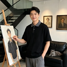 批发美式撞色拼接短袖POLO衫男<b class='q'>夏</b>季潮流宽松设计感小众百搭针织男士