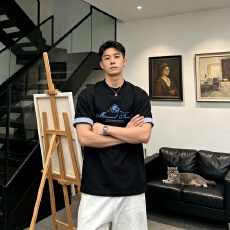 批发夏季美式字母刺绣短袖<b class='q'>男</b>潮流宽松休闲百搭<b class='q'>男</b>女款<b class='q'>T</b><b class='q'>恤</b>情侣半袖圆领