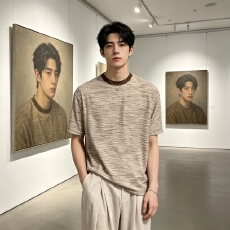 批发夏季废土风撞色<b class='q'>短袖</b>T恤<b class='q'>男士</b>宽松休闲时尚百搭套头半袖简约圆领男