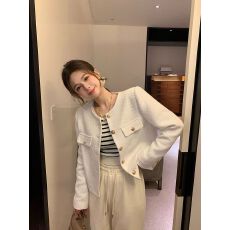 批发小香风短<b class='q'>外套</b>女装春秋2026年新款韩系高级感名媛气质chic<b class='q'>长袖</b>上衣