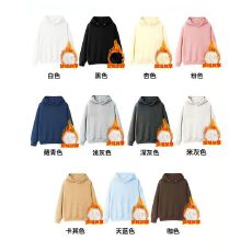 实拍! 全消光抗起球防棉银狐绒400克卫衣S-5XL P23 支持开票