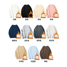 实拍! 全消光抗起球防棉银狐绒400克卫衣S-5XL P19 支持开票