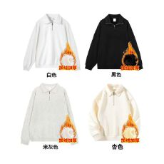 实拍! 全消光抗起球防棉银狐绒400克卫衣M-2XL P23 支持开票