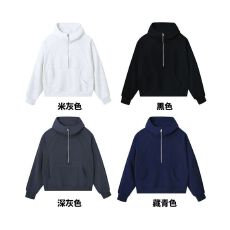 实拍!  360克纯棉华棉仿棉国潮卫衣M-3XL #  P43 支持开票