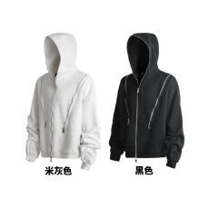 实拍!    360克纯棉仿棉国潮卫衣M-3XL #  P45 支持开票