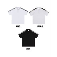 实拍!  21支200克纯棉POLO领短袖T恤M-2XL #  P21 支持开票
