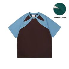 实拍!   21支200克纯棉插肩短袖T恤M-2XL #  P16 支持开票