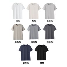 批发实拍!  220克克隆棉短袖T恤S-4XL #  P17支持开票 不退不换