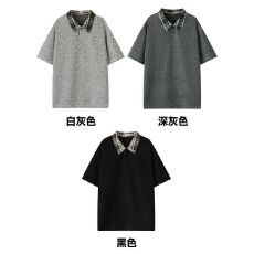 批发实拍!   斜纹提花260克短袖POLO衫M-3XL #  特P18 支持开票