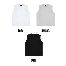 批发实拍!  260克华棉拼接坎肩背心M-3XL #  特P14 支持开票
