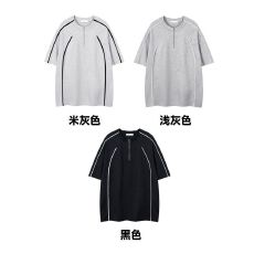 批发实拍!   260克 华棉立体短袖T恤M-3XL #  特P19 支持开票