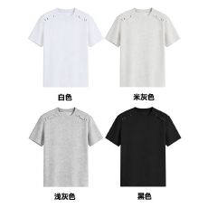 批发实拍!  260克华棉解构短袖T恤M-3XL #   特P16 支持开票