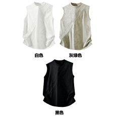 批发  260克潮牌双纱 拼接斜线坎肩背心 M-3XL （支持开票）