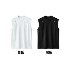 批发 （220克纯棉曼巴棉 ）解构铆钉背心 M-3XL （支持开票）