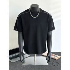 批发（260克 华棉 ）重磅高棉混纺明线T恤 M-3XL （支持开票）