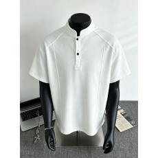 批发实拍#M-3XL（260克 华棉 ）裁剪解构POLO领T恤（支持开票）