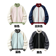 批发（380克纯棉华棉复合仿棉）<b class='q'>开衫</b>外套 M-3XL （支持开票）