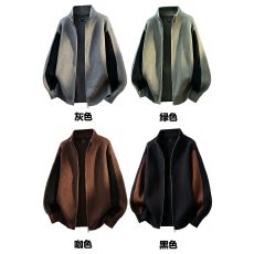 批发高级轻熟老钱风拉链<b class='q'>开衫</b>毛衣外套 M-3XL #  P49