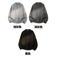 批发高级轻熟老钱风半高领套头<b class='q'>针织衫</b>毛衣 M-3XL#  P49