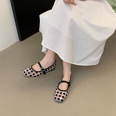 批发法式平底鞋绒面芭蕾舞单鞋女鞋子2026新款<b class='q'>春</b>秋晚晚鞋季浅口单鞋