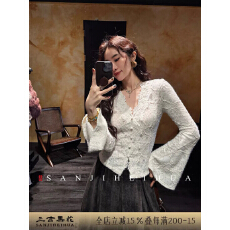批发三吉黑花花漓国风蕾丝花边打底衫2025<b class='q'>新款</b>内搭长袖T恤半高领