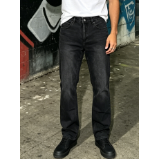 批发HME<b class='q'>欧美</b>男士牛仔裤潮牌高街经典纯色<b class='q'>简约</b>气质修身弹力小直筒长裤