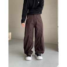 批发阔腿牛仔裤男宽松直筒弯刀裤