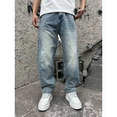 批发<b class='q'>男士</b>cleanfit 美式做旧宽松直筒高街百搭基础款<b class='q'>休闲</b>牛仔<b class='q'>长裤</b>