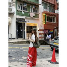 批发美式复古字母印花<b class='q'>运动</b>卫裤男女小众垂感阔腿拖地休闲长裤