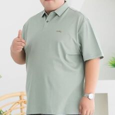 批发M-8XL黑色短袖polo衫男士夏季薄款大码胖子潮牌宽松翻领休闲上衣