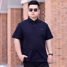 M-8XL胖子大码高端翻领短袖polo衫男夏季新款商务通勤休闲百搭t恤