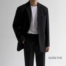 批发单排双扣--M-5XL学院风大码西服男春季简约休闲商务男士西装外套