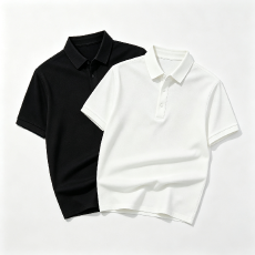批发S-4XL-显瘦大码时尚POLO衫气质文艺日系流行通勤职场短袖翻领上衣