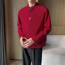 批发S-5XL大码新中式高级感中山装<b class='q'>休闲</b>男士夹克春秋<b class='q'>休闲</b>立领西装外套
