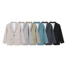 批发S-4XL-高端设计感<b class='q'>休闲</b>西服男大码高级感<b class='q'>商务</b>通勤英伦风男士西装
