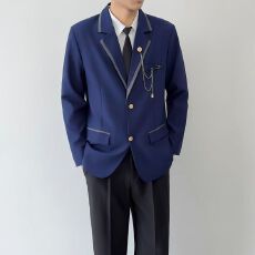 批发M-4XL爱神丘比特dk制服男大码日系学院风西服jk西装外套学生班服