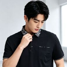 批发XXL-8XL高端大码Polo衫男<b class='q'>夏</b>季新款翻领短袖T恤珠地棉百搭休闲上衣