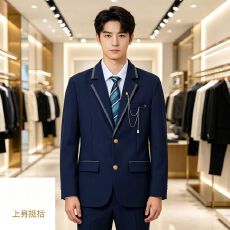 批发M-4XL英伦学院风西装男校园DK西服外套毕业制服班服休闲大码男士